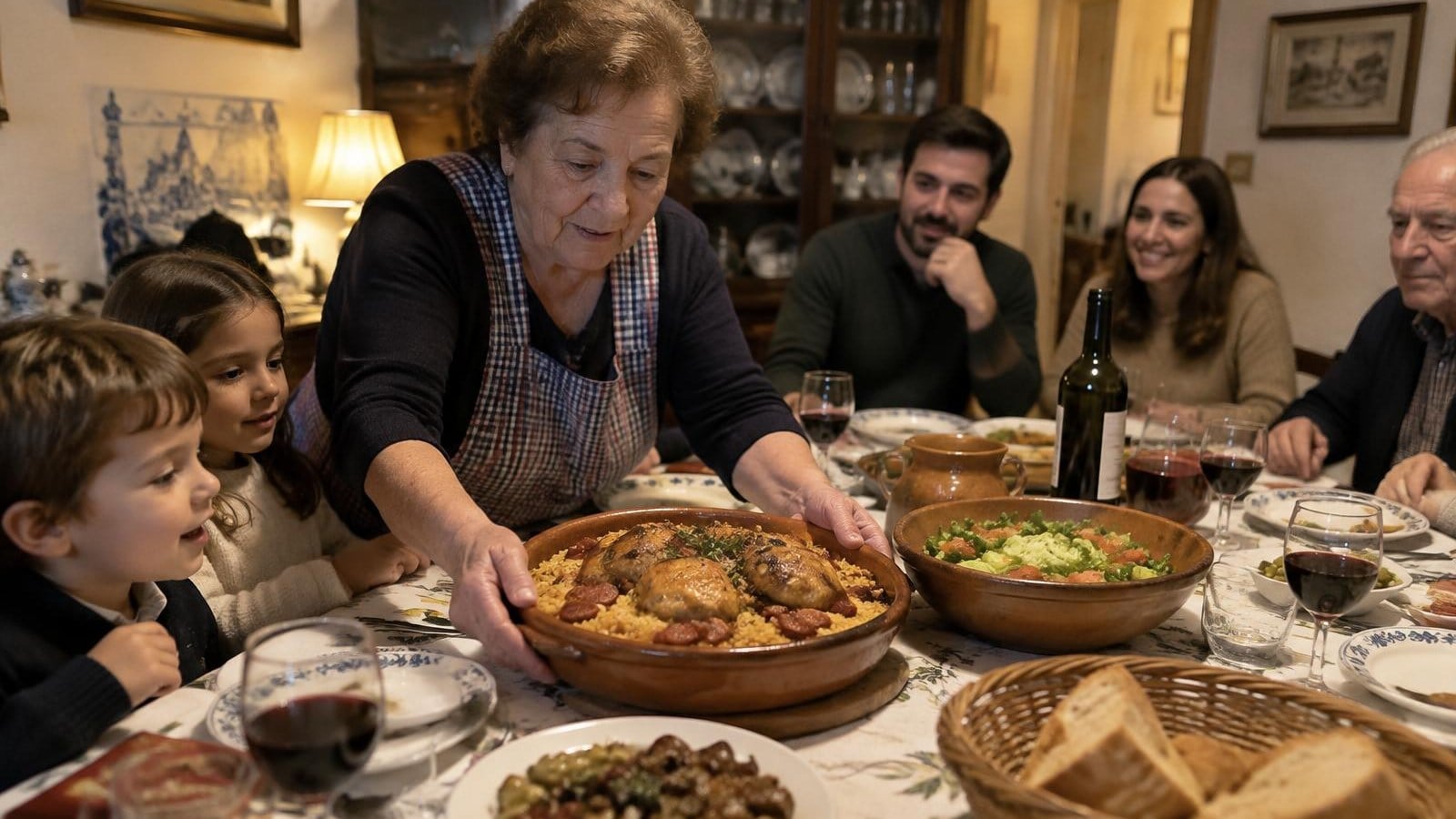 O arroz de forno da D. Luísa: a receita que, sem ninguém esperar, voltou a juntar a família toda