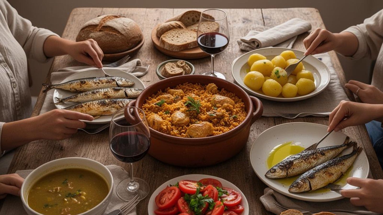 Ideias para Jantar: 50 Receitas Portuguesas Fáceis, Simples e Baratas (Menos de 5€/4 Pessoas)