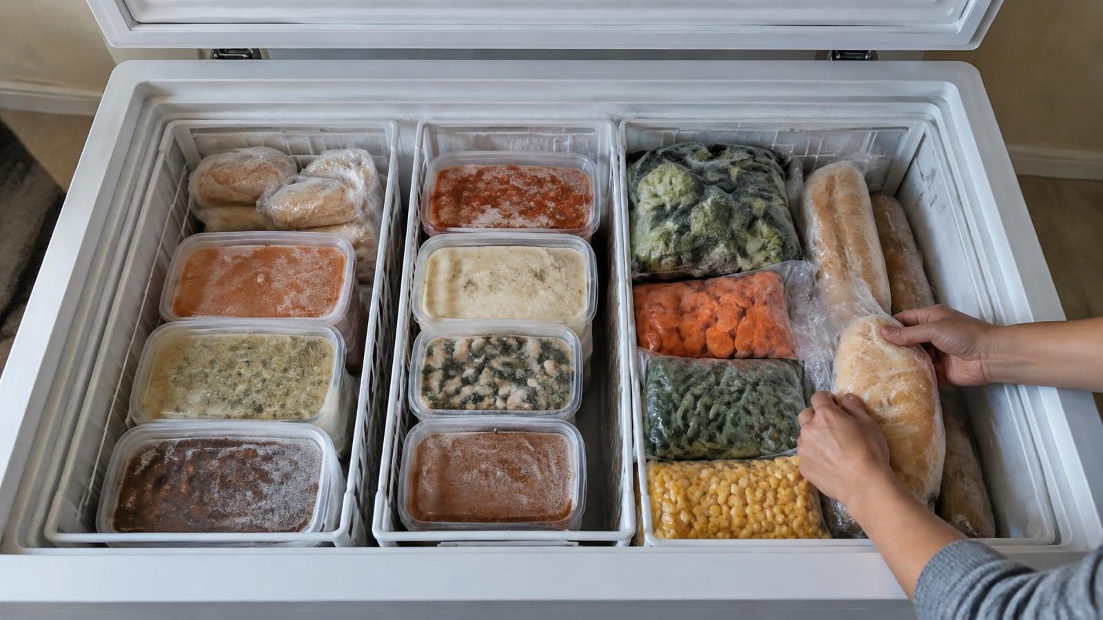 O método das três gavetas que vai organizar o seu congelador para o inverno inteiro
