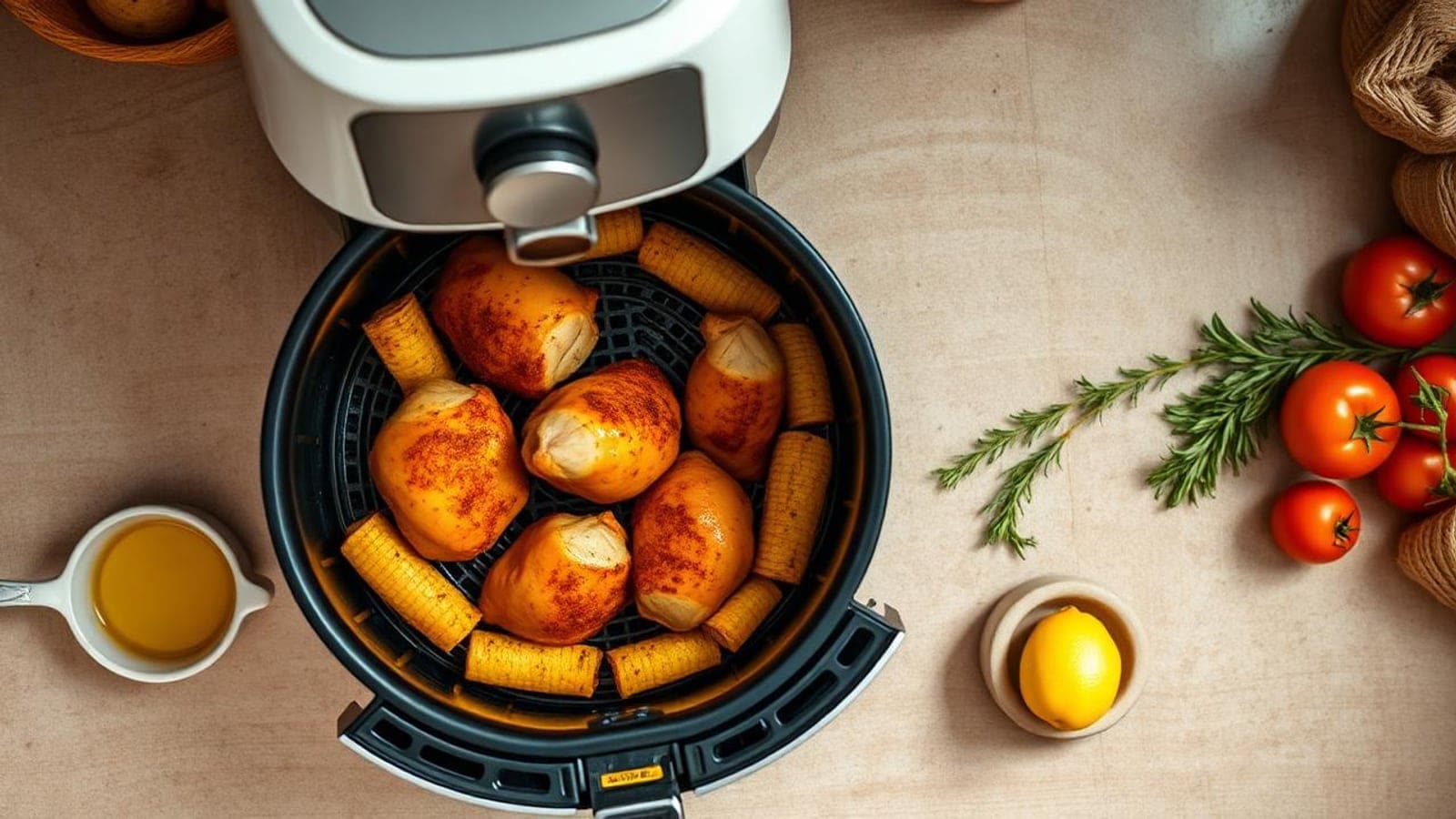 Airfryer: 20 Receitas Baratas e Rápidas para Família (Menu Semanal Português por 25€)
