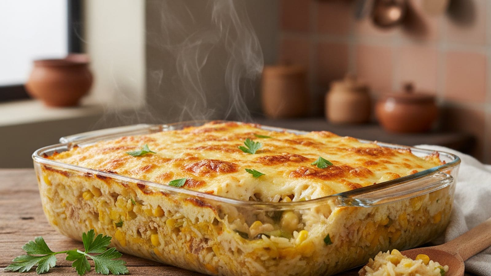 Arroz de Atum Gratinado