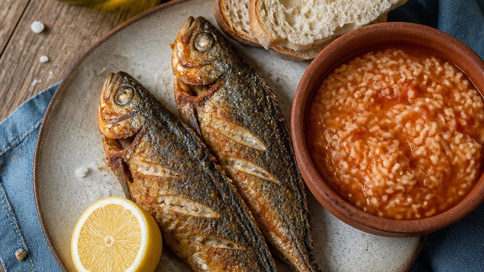 Carapaus Fritos com Arroz de Tomate Malandrinho — o Almoço de Verão Mais Português de Todos (3,95€/4 Pessoas)