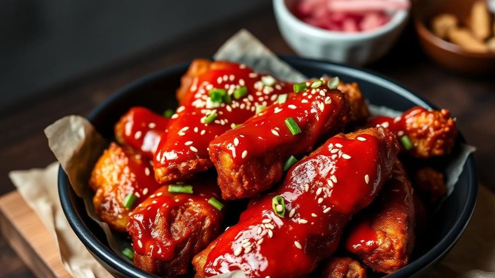Frango Crocante Coreano (KFC Coreano) na Airfryer com Glaze de Piri-Piri: Fusão Inovadora (4,68€/4 Pessoas)
