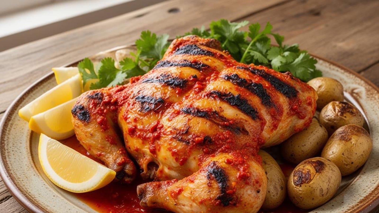 Frango da Guia à Algarvia com Piri-Piri Caseiro (Airfryer)