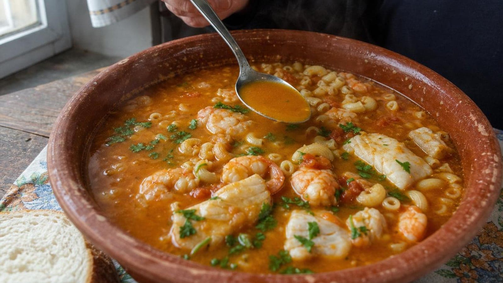 Massinha Malandra de Camarão e Pescada