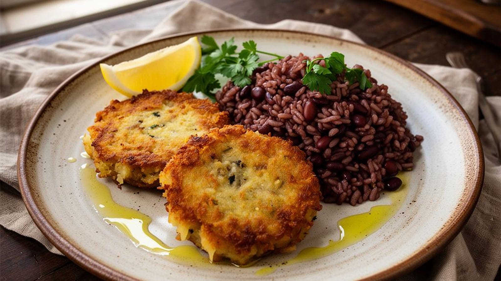 Pataniscas de Bacalhau com Arroz de Feijão: Receita Tradicional Portuguesa Crocante