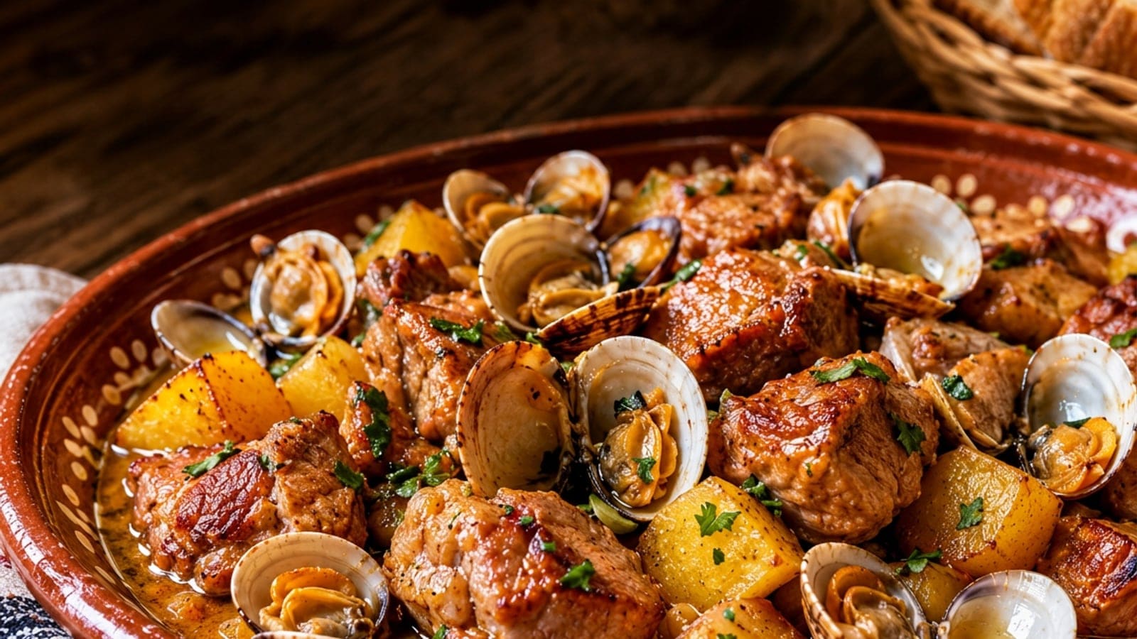 Carne de Porco à Alentejana Económica