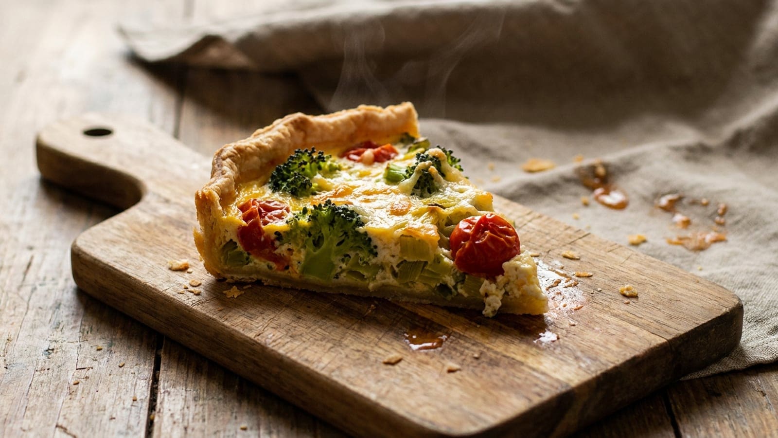 Quiche de Legumes Caseira
