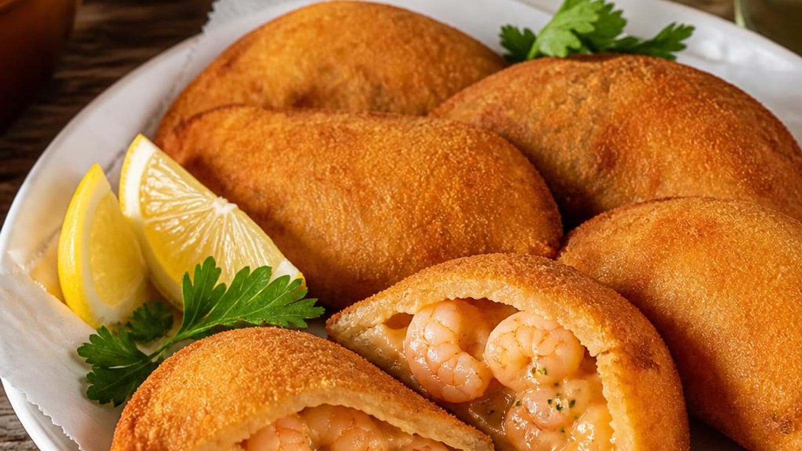 Rissóis de Camarão Caseiros — Massa Cozida da Avó com Recheio Cremoso (4,96€/24 Unidades, 4 Pessoas)